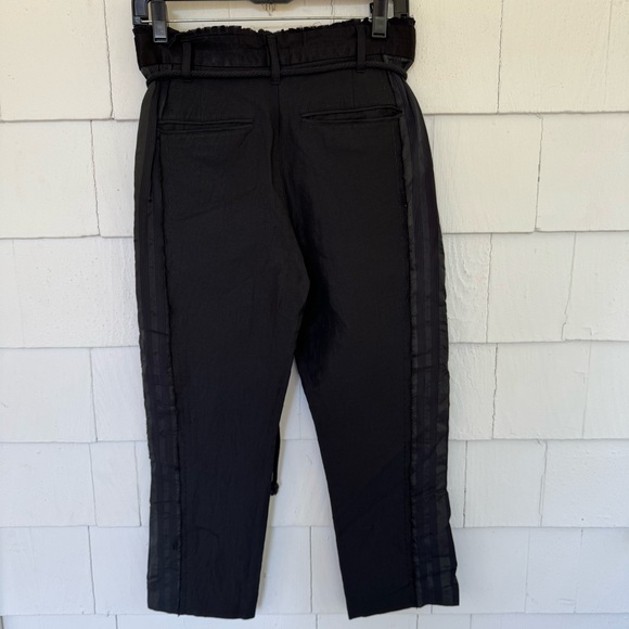Ann Demeulemeester Side Panel Rope Tie Tuxedo Pants Black size EU34 US2 - Picture 8 of 9